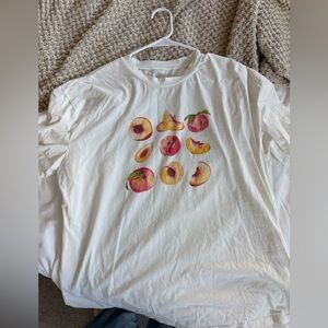 Peach tee shirt XL